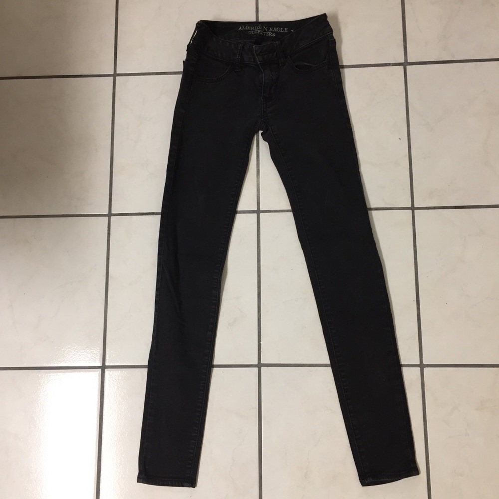 American Eagle Outfitters Women’s Black Jean Sz 00